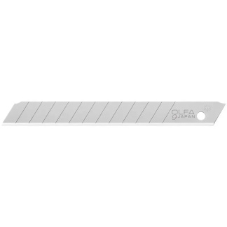 OLFA AB-10B 9mm Silver Precision Snap Blade, Pack of 10