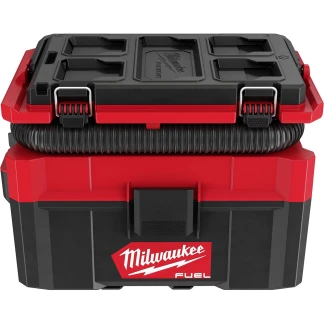 Milwaukee 0970-20 M18 FUEL 18 Volt Lithium-Ion Brushless Cordless PACKOUT 2.5 Gallon Wet/Dry Vacuum  - Tool Only