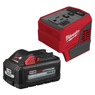 Milwaukee 2846-21HO M18 TOP-OFF 175W Power Supply & M18 XC6.0 Battery Pack Kit