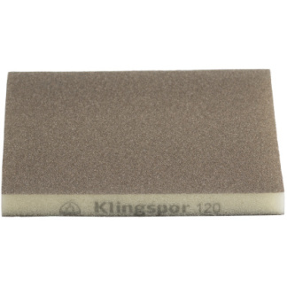 Klingspor 125281 SW 501 abrasive sponge Aluminium Oxide 5 x 4 x 1/2 Inch - 120