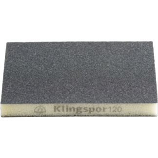 Klingspor 244377 SW 502 abrasive sponge silicon carbide-SIC 5 x 4 x 1/2 Inch - 120