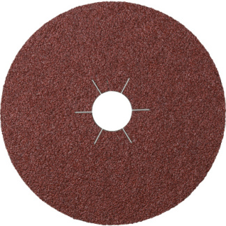 Klingspor 10977 CS 561 Fibre Discs Page 1 - 4-1/2 x 7/8 Inch grain 16 star shaped hole