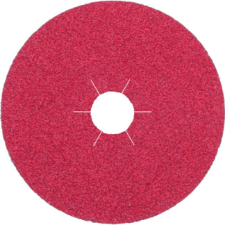 Klingspor 330478 FS 964 fibre discs ceramic - 4-1/2 x 7/8 Inch grain 24 star shaped hole