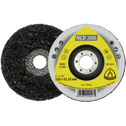 Klingspor 259043 NCD 200 cleaning wheel - 4-1/2 x 7/8 Inch silicon carbide flat