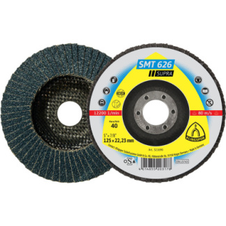 Klingspor 321681 SMT 626 abrasive mop discs - 4 x 5/8 Inch grain 60 convex