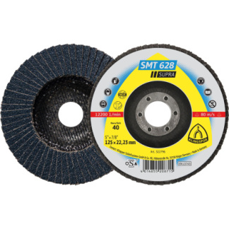 Klingspor 322789 SMT 628 abrasive mop discs - 4-1/2 x 7/8 Inch grain 36 flat