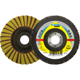 Klingspor 312556 SMT 850 abrasive mop disc - 4-1/2 x 7/8 Inch grain 60 coarse convex