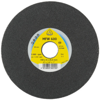 Klingspor 337946 UNITIZED WHEEL 600 compact discs - 6 x 1/4 x 1 Inch fine silicon carbide