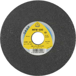 Klingspor 337947 UNITIZED WHEEL 600 compact discs - 6 x 1/4 x 1 Inch very fine silicon carbide