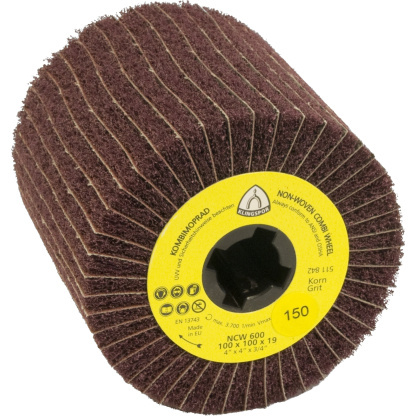 Klingspor 258905 NCW 600 nylon webbed mops - 4 x 4 x 3/4 Inch grain 80 coarse