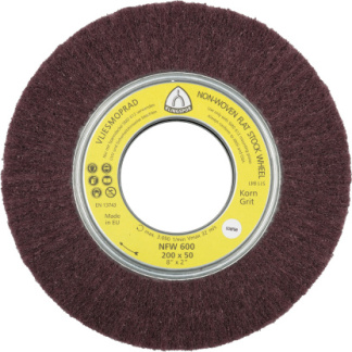 Klingspor 258898 NFW 600 nylon webbed mops - 6-1/2 x 2 x 1-11/16 Inch coarse aluminium oxide