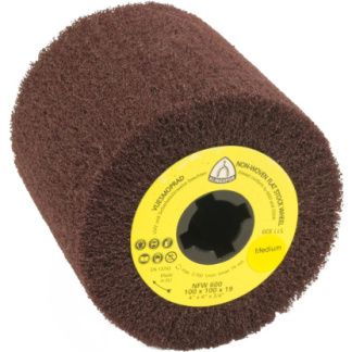 Klingspor 258895 NFW 600 nylon webbed mops - 4 x 4 x 3/4 Inch coarse aluminium oxide