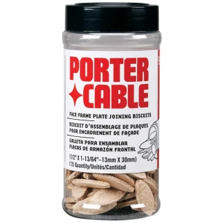 Porter Cable 5563 PLATE JOINING BISCUITS SIZE "FF" (175 PER TUBE)
