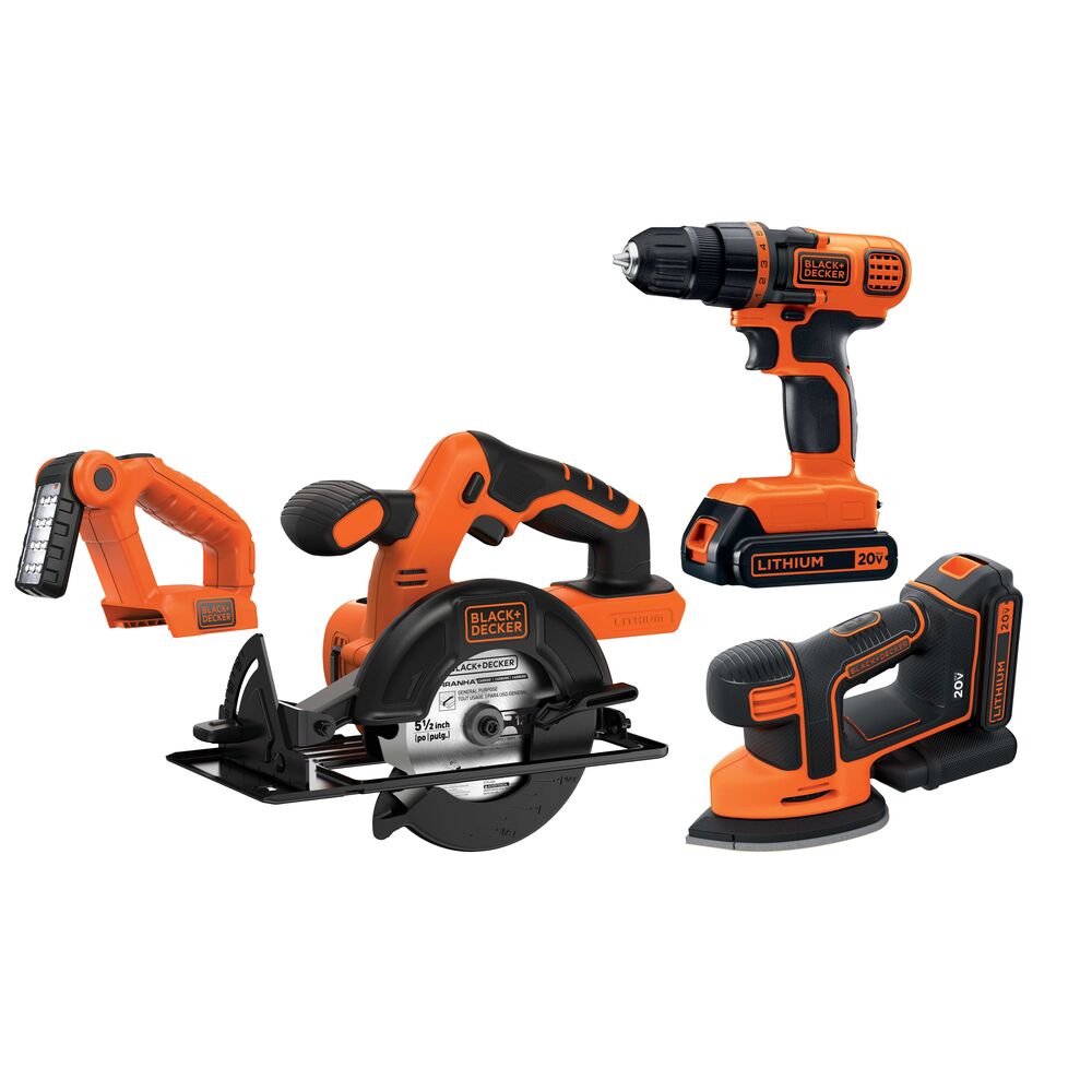 BLACK+DECKER 20V MAX* POWERCONNECT 1/4 in. Cordless Impact Driver Kit  (BDCI20C)