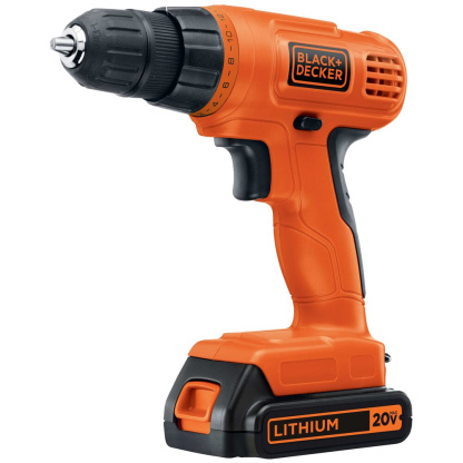 BLACK+DECKER 20-Volt MAX* Lithium-Ion Cordless Impact Driver, BDCI20C 