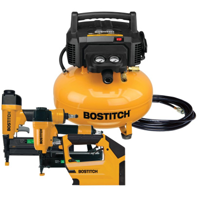 Bostitch BTFP3KIT-CA 3 TOOL COMPRESSOR COMBO KIT (BTFP02012 COMPRESSOR, SB-1850BN BRAD NAILER, SB-1664FN FINISH NAILER & BTFP71875 (18GA BRAD NAILER & STAPLER)