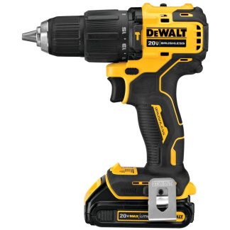 Dewalt DCD709C2 20V MAX ATOMIC COMPACT 1/2" HAMMERDRILL/DRIVER W/ 2 BATTERIES AND BAG