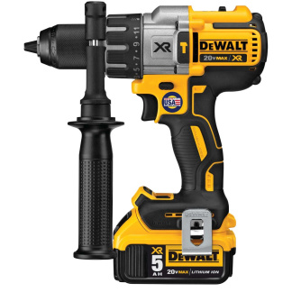 Dewalt DCD996P2 20V MAX XR PREMIUM 1/2" HAMMERDRILL/DRIVER (5.0AH) W/ 2 BATTERIES AND KIT BOX