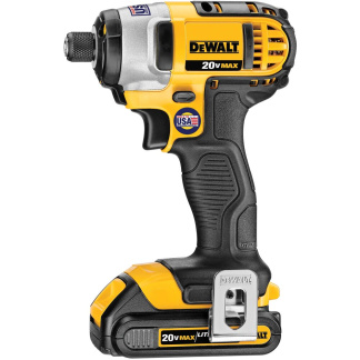 Dewalt DCF885C2 20V MAX LI-ION 1/4" IMPACT DRIVER (1.5AH) W/ 2 BATTERIES AND BAG