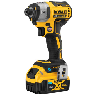 Dewalt DCF888P2BT 20V MAX XR TOOL CONNECT 1/4" IMPACT DRIVER (5.0AH) W/ 2 TOOL CONNECT BATTERIES AND KIT BOX