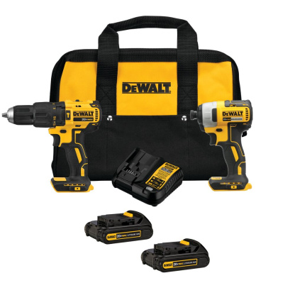 Dewalt DCK276C2 20V MAX 2 TOOL (DCD778 & DCF787) W/ 2 BATTERIES AND BAG