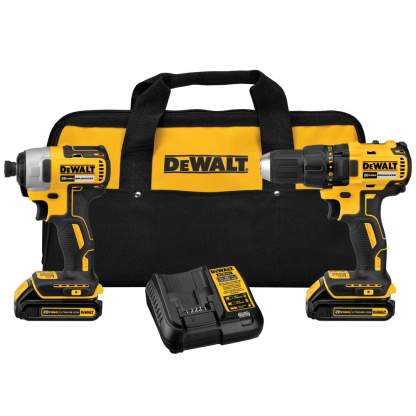 Dewalt DCK277C2 20V MAX 2 TOOL (DCD777 & DCF787) W/ 2 BATTERIES AND BAG