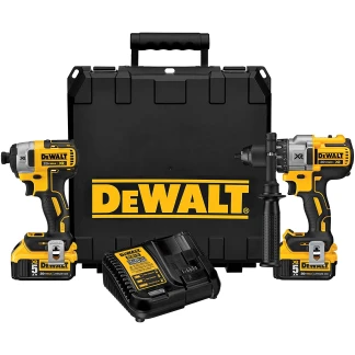 Dewalt DCK299P2 20V MAX XR 2 TOOL (DCD996 & DCF887) W/ 2 BATTERIES (5.0AH) AND KIT BOX