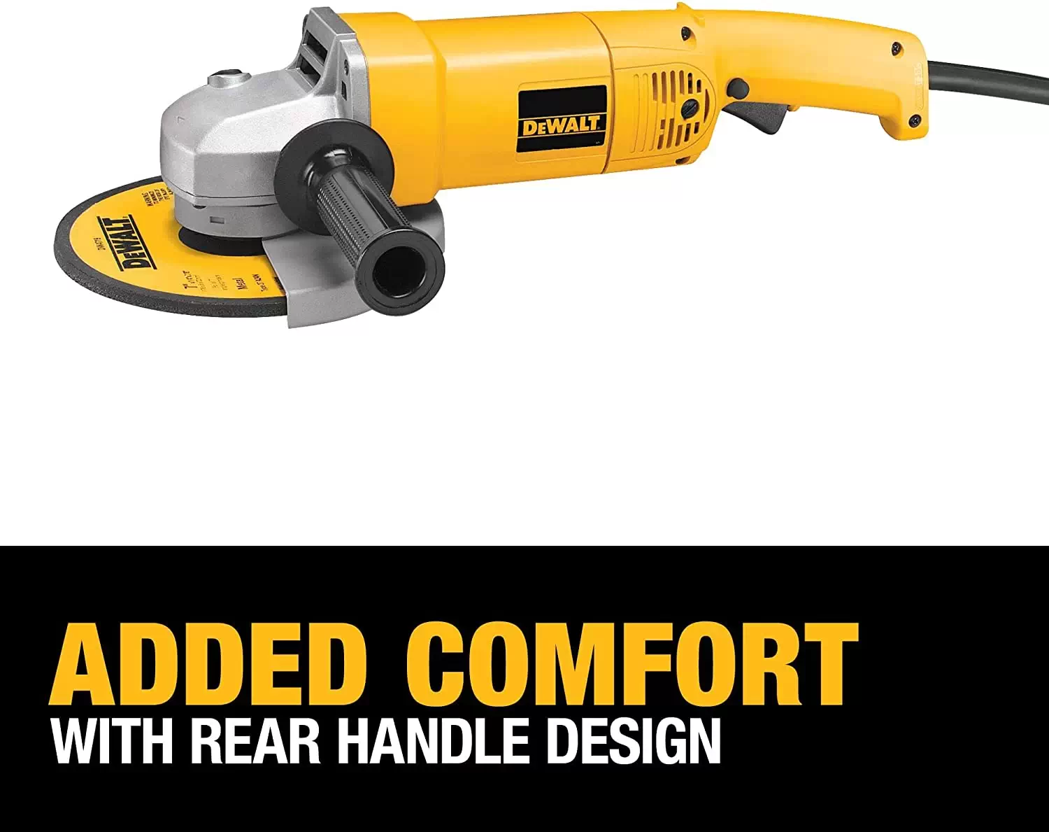Dewalt 7 medium angle grinder discount