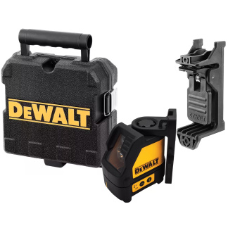 Dewalt DW088CG Green Beam Cross Line Laser, (3) AA Batteries