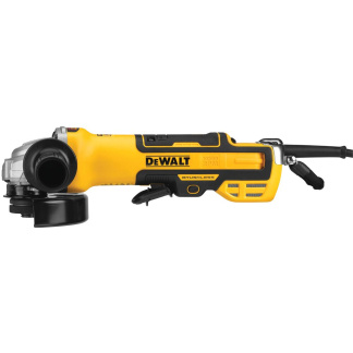 Dewalt DWE43214NVS 5" BRUSHLESS BARREL GRIP PADDLE SWITCH VARIABLE SPEED GRINDER 13AMP, 2,200-10,500RPM, E-CLUTCH, KICKBACK BRAKE, BRAKE, LANYARD READY (NO LOCK ON SWITCH)