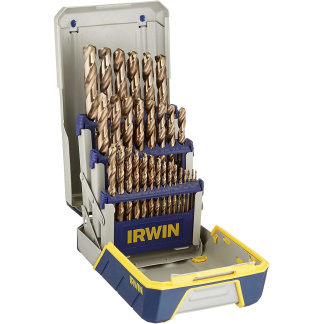 Irwin 3018002B 29pc Industrial Cobalt Drill Bit Set