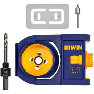Irwin 3111002 Metal & Wood Door Lock Installation Kit