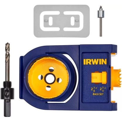 Irwin 3111002 Metal & Wood Door Lock Installation Kit