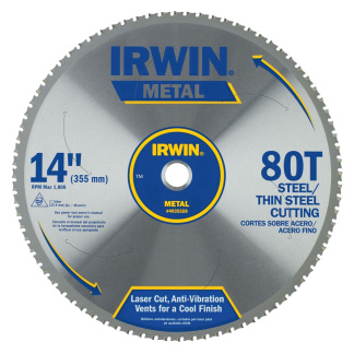 Irwin 4935559 SAW BLADE 14" 80T MC FERROUS STEEL