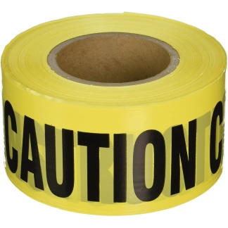 Irwin 66211 TAPE 1000' X 3" Caution-Construction Area Barricade Tape