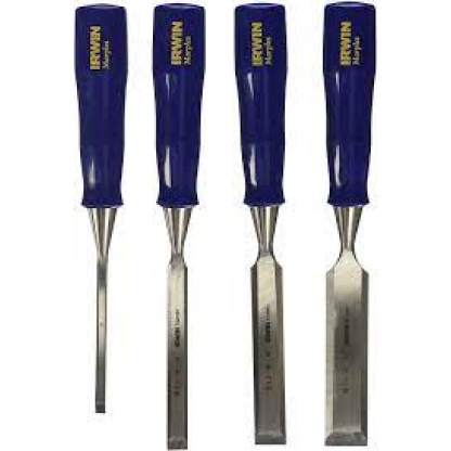 Irwin M444S4N CHISEL WOODWK CLAM 4PC