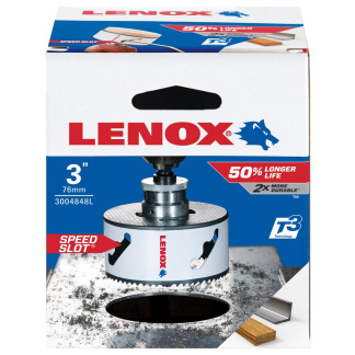 Lenox 3004848L 3" Bi-Metal Speed Slot Boxed Hole Saw
