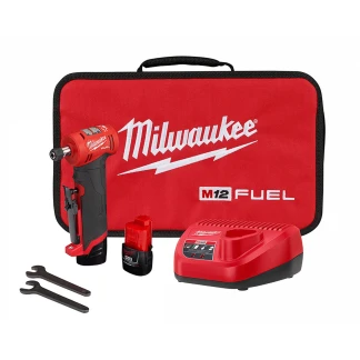 Milwaukee 2485-22 M12 FUEL 12 Volt Lithium-Ion Brushless Cordless Right Angle Die Grinder Kit