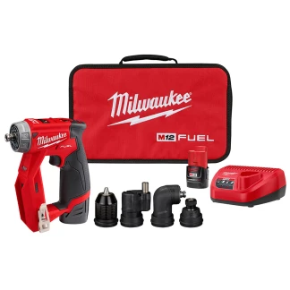 Milwaukee 2505-22 M12 FUEL 12 Volt Lithium-Ion Brushless Cordless Installation Drill/Driver Kit