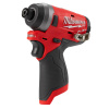 Milwaukee 2553-20 M12 FUEL 12 Volt Lithium-Ion Brushless Cordless 1/4 in. Hex Impact Driver - Tool Only