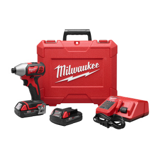 Milwaukee 2656-22CT M18 1/4 in. Hex Impact Driver CP Kit
