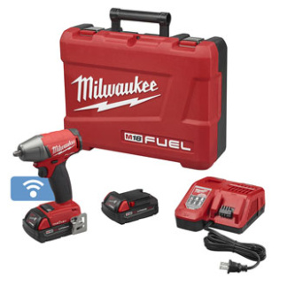 Milwaukee 2758-22CT M18 FUEL 3/8 in. Compact Impact Wrench w/ Friction Ring with ONE-KEY Kit