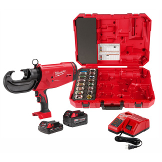 Milwaukee 2779-750A M18 Force Logic 750 MCM Crimper Kit with EXACT #6 to 750 MCM Al Dies