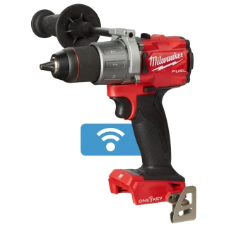 Milwaukee 2806-20 M18 FUEL 18 Volt Lithium-Ion Brushless Cordless 1/2 in. Hammer Drill with One Key  - Tool Only