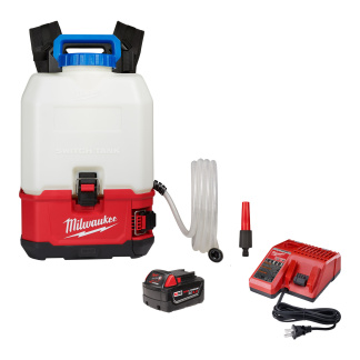 Milwaukee 2820-21WS M18 18 Volt Lithium-Ion Cordless SWITCH TANK 4 Gallon Backpack Water Supply Kit