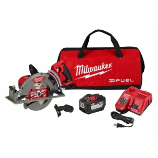 Milwaukee 2830-21HD M18 FUEL 18 Volt Lithium-Ion Brushless Cordless Rear Handle 7-1/4 in. Circular Saw Kit