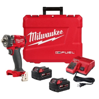 Milwaukee 2855-22 M18 FUEL 1/2 Compact Impact Wrench w/ Friction Ring Kit