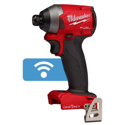 Milwaukee 2857-20 M18 FUEL 18 Volt Lithium-Ion Brushless Cordless 1/4 in. Hex Impact Driver with One Key  - Tool Only