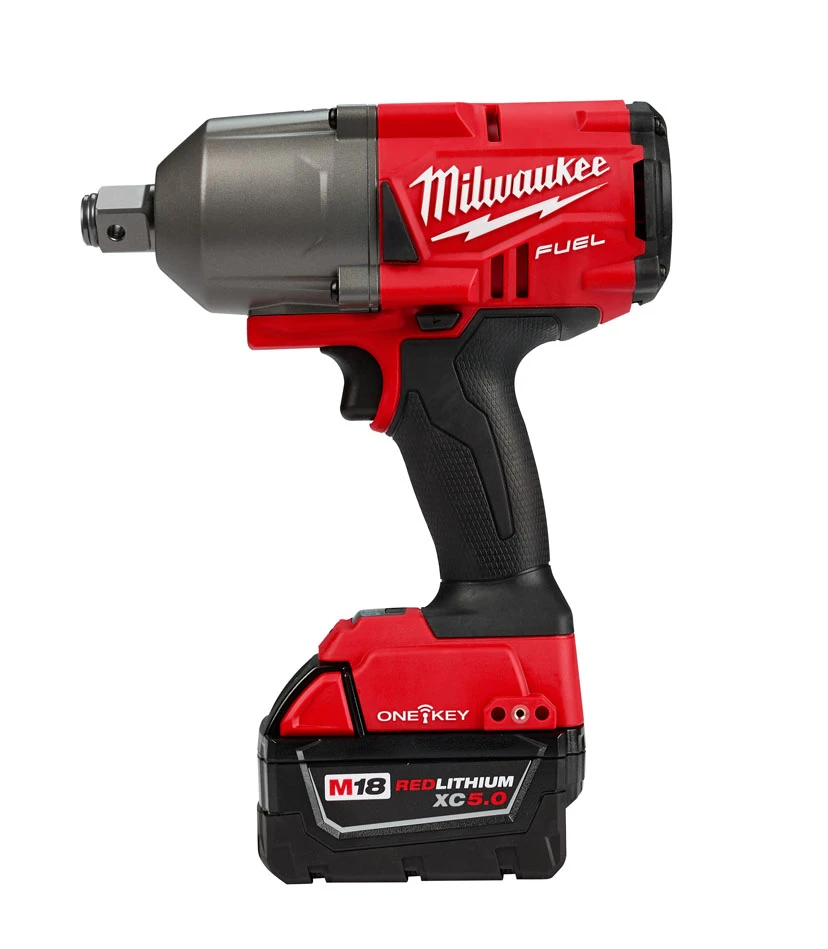 Milwaukee 2864-22 M18 FUEL 18 Volt Lithium-Ion Brushless Cordless w/ONE-KEY  High Torque Impact Wrench 3/4 in. Friction Ring Kit Adam's Tarp  Tool Ltd