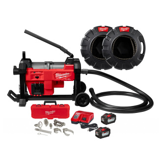 Milwaukee 2871A-22 M18 FUEL Sewer Sectional Machine with Cable Drive 1-1/4 in. Cable Kit
